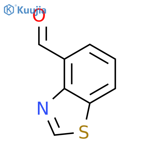 1,3-benzothiazole-4-carbaldehyde structure
