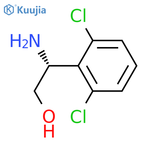 (2R)-2-amino-2-(2,6-dichlorophenyl)ethan-1-ol structure