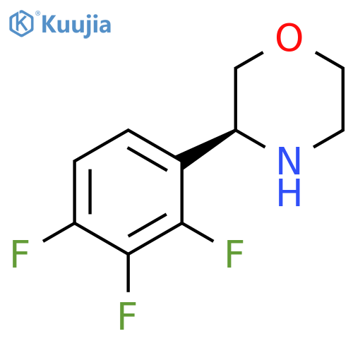 (3S)-3-(2,3,4-TRIFLUOROPHENYL)MORPHOLINE structure