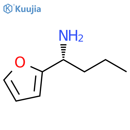 2-Furanmethanamine, α-propyl-, (αR)- structure
