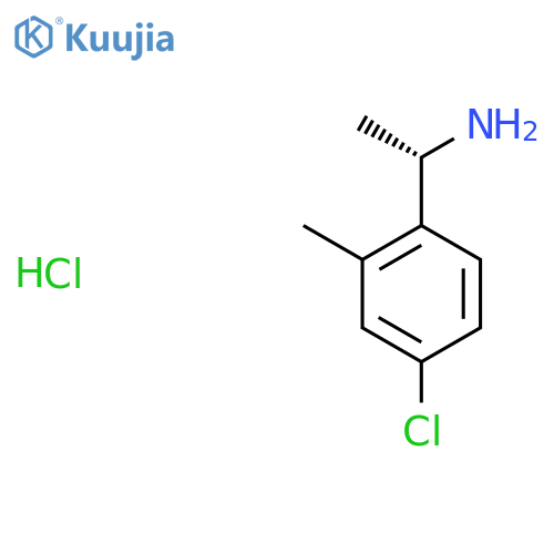 (1S)-1-(4-chloro-2-methylphenyl)ethan-1-amine structure