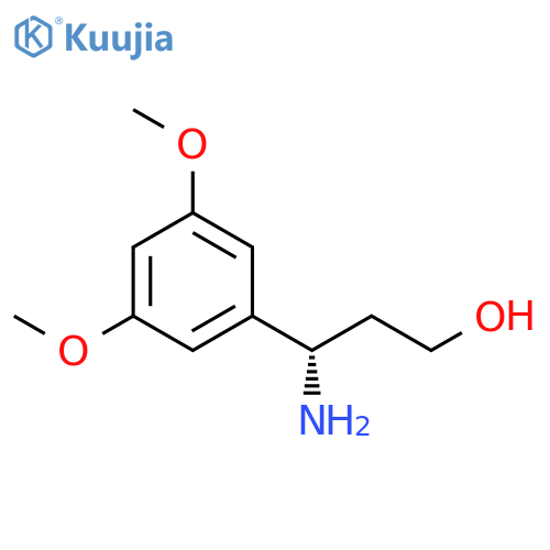 (3S)-3-AMINO-3-(3,5-DIMETHOXYPHENYL)PROPAN-1-OL structure