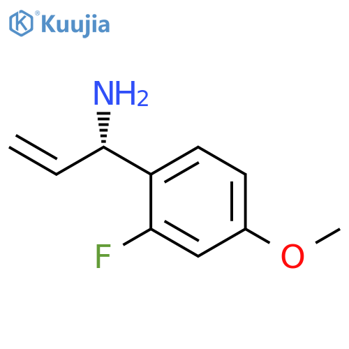 (1S)-1-(2-FLUORO-4-METHOXYPHENYL)PROP-2-ENYLAMINE structure