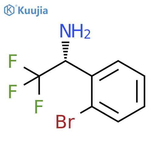 (R)-1-(2-bromophenyl)-2,2,2-trifluoroethanamine structure