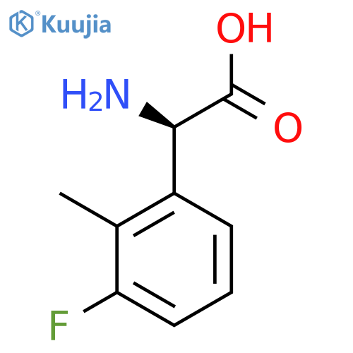(R)-2-Amino-2-(3-fluoro-2-methylphenyl)acetic acid structure