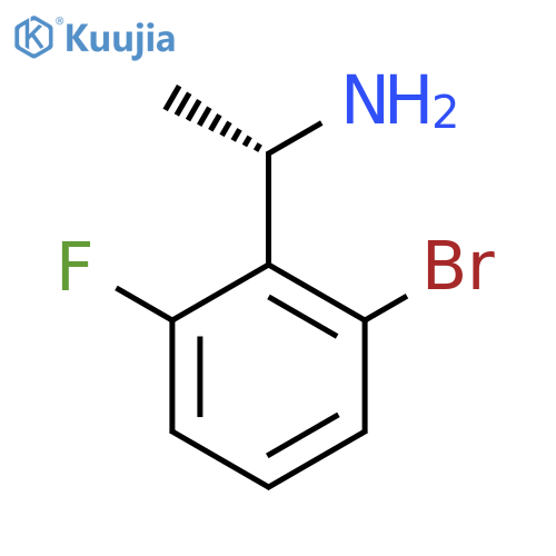 (1S)-1-(2-bromo-6-fluorophenyl)ethan-1-amine structure