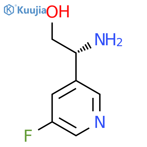 (2R)-2-amino-2-(5-fluoropyridin-3-yl)ethan-1-ol structure