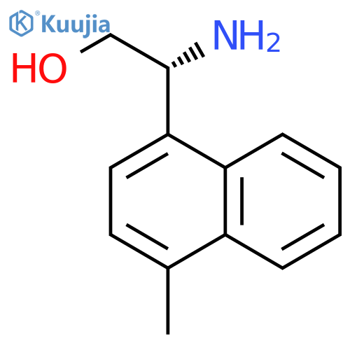 (2R)-2-amino-2-(4-methylnaphthalen-1-yl)ethan-1-ol structure