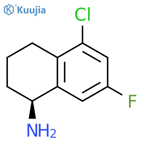 (1S)-5-CHLORO-7-FLUORO-1,2,3,4-TETRAHYDRONAPHTHYLAMINE structure