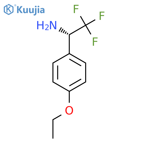 (1S)-1-(4-Ethoxyphenyl)-2,2,2-trifluoroethanamine structure