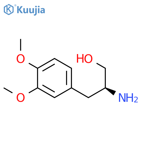 (3S)-3-amino-3-(3,4-dimethoxyphenyl)propan-1-ol structure