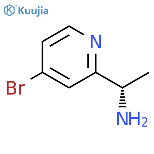 (S)-1-(4-bromopyridin-2-yl)ethan-1-amine structure