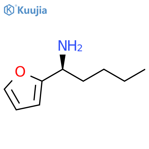 2-Furanmethanamine, α-butyl-, (αS)- structure