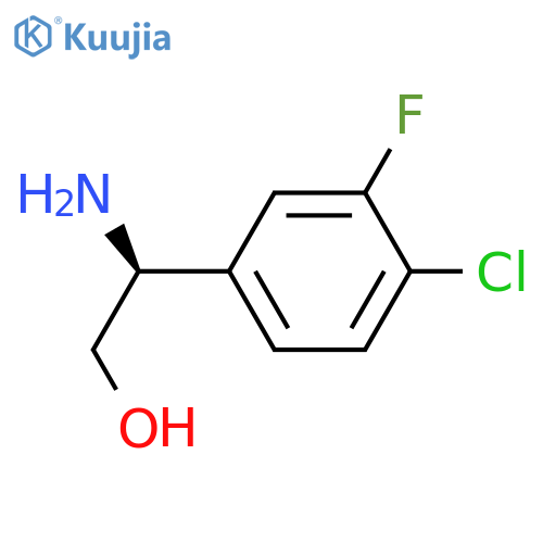 (2S)-2-amino-2-(4-chloro-3-fluorophenyl)ethan-1-ol structure