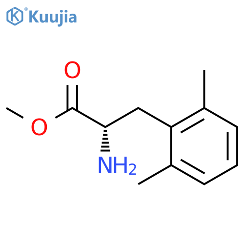 methyl (2S)-2-amino-3-(2,6-dimethylphenyl)propanoate structure