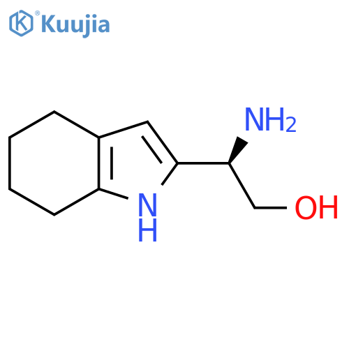 (2R)-2-amino-2-(4,5,6,7-tetrahydro-1H-indol-2-yl)ethan-1-ol structure