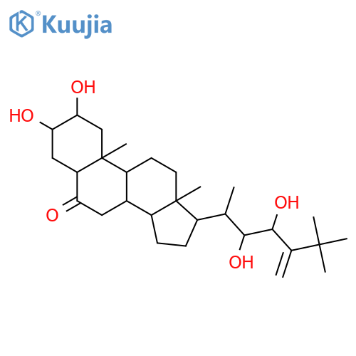 (2beta,3alpha,5alpha,22R,23R)-2,3,22,23-Tetrahydroxy-25-methylergost-24(28)en-6-one structure