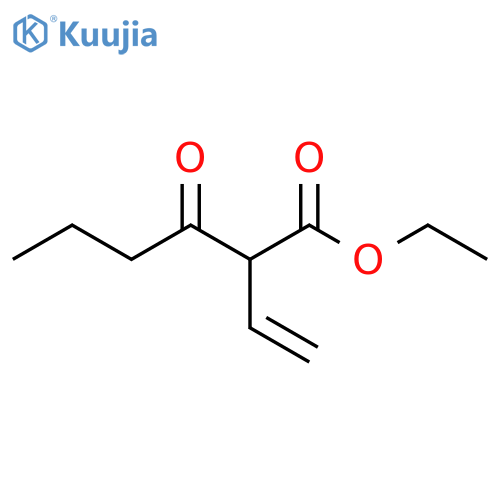 Hexanoic acid, 2-ethenyl-3-oxo-, ethyl ester structure