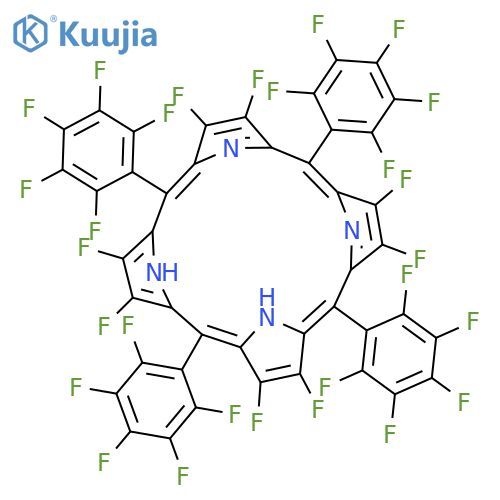 2,3,7,8,12,13,17,18-Octafluoro-5,10,15,20-tetrakis(pentafluorophenyl)porphyrin structure