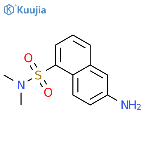 1-Naphthalenesulfonamide,6-amino-N,N-dimethyl- structure