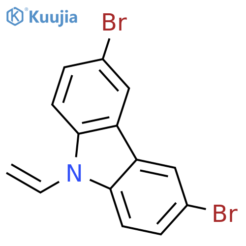 3,6-Dibromo-9-vinylcarbazole structure