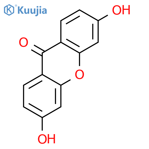 3,6-Dihydroxy-9H-xanthen-9-one structure