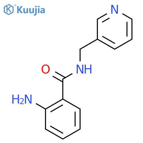 2-Amino-N-(pyridin-3-ylmethyl)benzamide structure