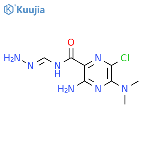 2-Pyrazinecarboxamide,3-amino-N-(aminoiminomethyl)-6-chloro-5-(dimethylamino)- structure