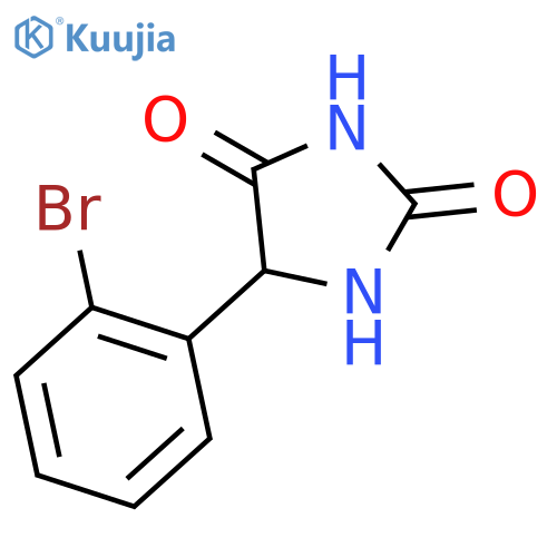 5-(2-Bromophenyl)imidazolidine-2,4-dione structure