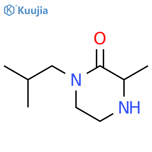 1-Isobutyl-3-methylpiperazin-2-one structure
