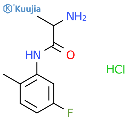 N-1-(5-Fluoro-2-methylphenyl)alaninamide Hydrochloride structure