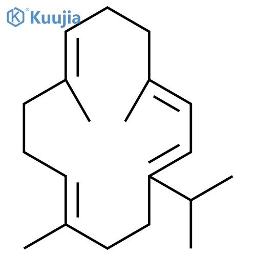 1,3,7,11-Cyclotetradecatetraene, 1,7,11-trimethyl-4-(1-methylethyl)-, (E,Z,E,E)- (9CI) structure