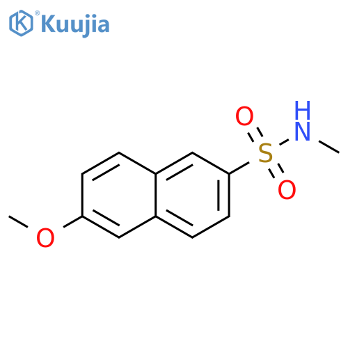 2-Naphthalenesulfonamide, 6-methoxy-N-methyl- structure