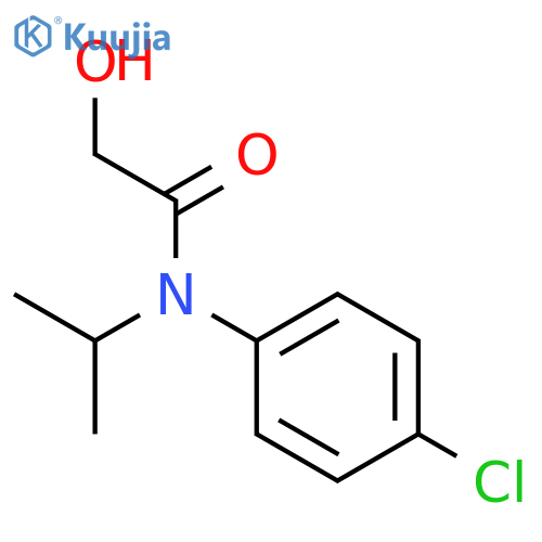 Acetamide, N-(4-chlorophenyl)-2-hydroxy-N-(1-methylethyl)- structure