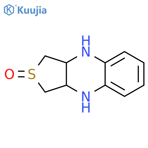 Thieno[3,4-b]quinoxaline,1,3,3a,4,9,9a-hexahydro-, 2-oxide structure