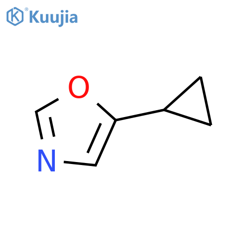 5-cyclopropyl-1,3-oxazole structure