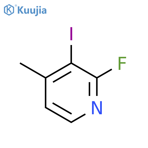 2-Fluoro-3-iodo-4-methylpyridine structure