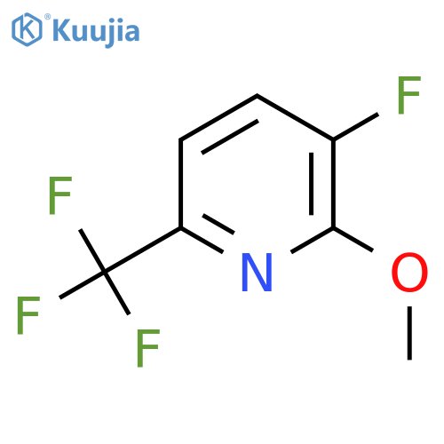 3-Fluoro-2-methoxy-6-(trifluoromethyl)pyridine structure