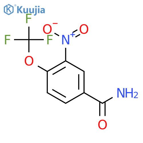 3-nitro-4-(trifluoromethoxy)benzamide structure