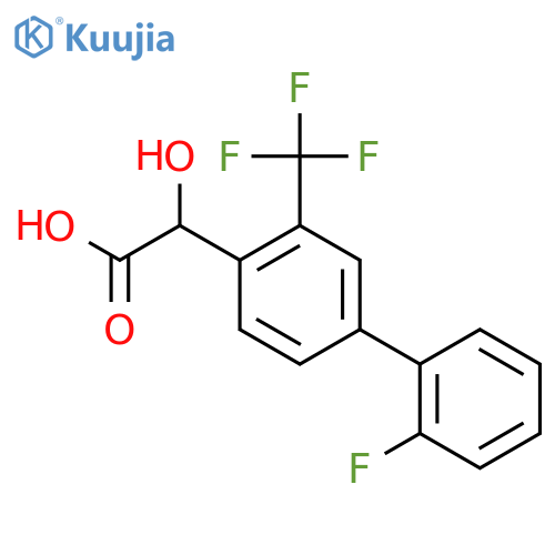 2-(2'-Fluoro-3-(trifluoromethyl)biphenyl-4-yl)-2-hydroxyacetic acid structure