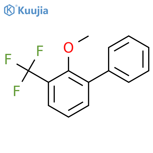 2-Methoxy-3-(trifluoromethyl)biphenyl structure