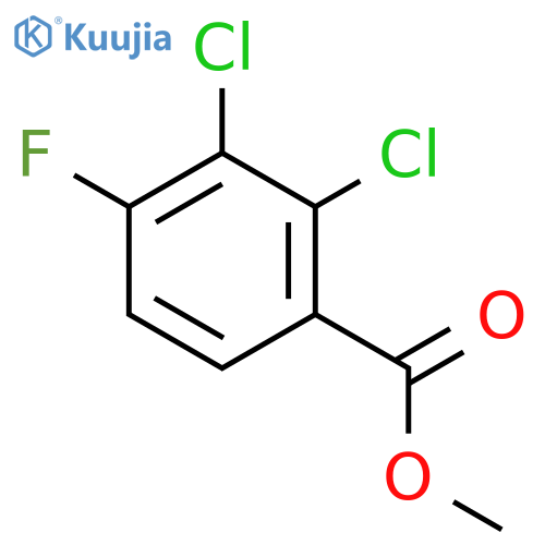 Methyl 2,3-dichloro-4-fluorobenzoate structure