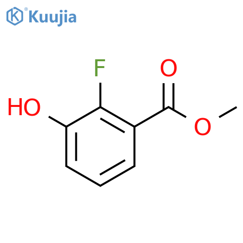 Methyl 2-fluoro-3-hydroxybenzoate structure