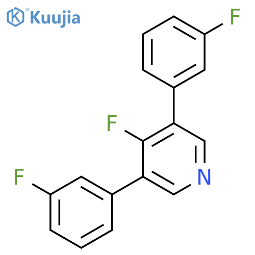 4-Fluoro-3,5-bis(3-fluorophenyl)pyridine structure