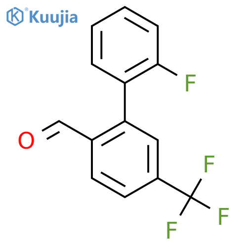 2'-Fluoro-5-(trifluoromethyl)biphenyl-2-carboxaldehyde structure