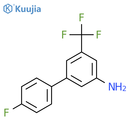 4'-Fluoro-3-(trifluoromethyl)biphenyl-5-amine structure
