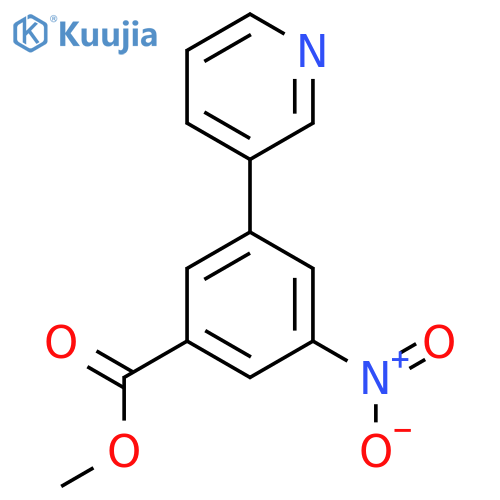 Methyl 3-nitro-5-(pyridin-3-yl)benzoate structure
