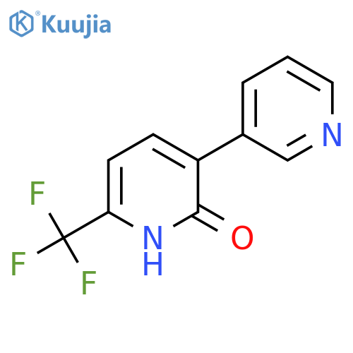 3-(Pyridin-3-yl)-6-(trifluoromethyl)pyridin-2-ol structure