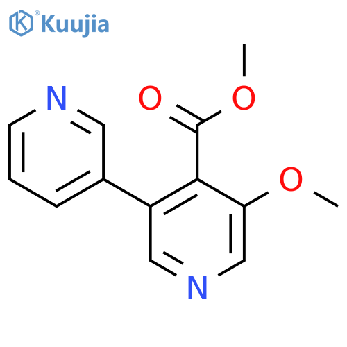 Methyl 3-methoxy-5-(pyridin-3-yl)isonicotinate structure