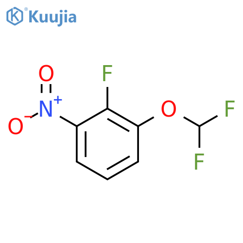 1-(difluoromethoxy)-2-fluoro-3-nitrobenzene structure